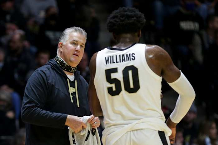Matt Painter and Trevion Williams